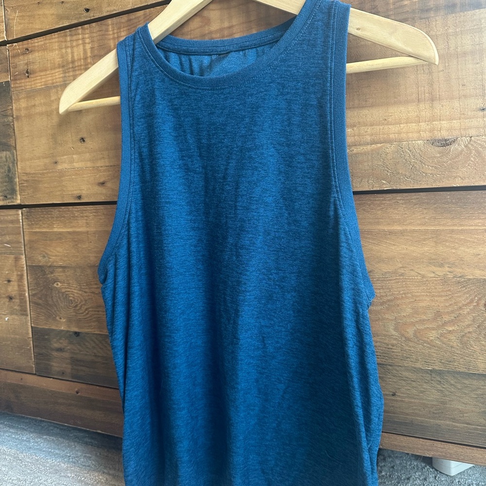 Beyond Yoga Blue Sleeveless Tank Top